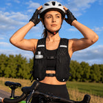 Evora PocketVest® – Lightweight Adjustable Running Vest with 3 Storage Pockets & Reflective Strips