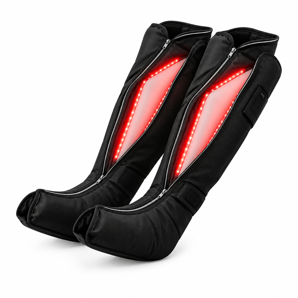 Evora Cordless Leg Compression Massager – Air Compression Recovery Boots with Red Light