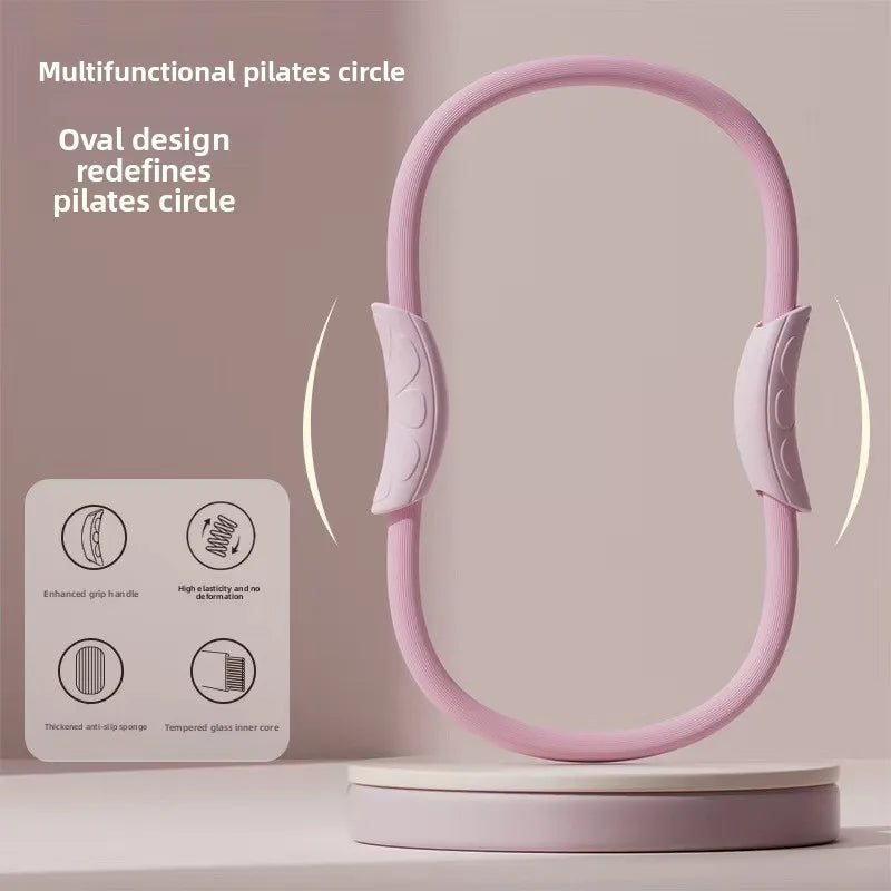 Evora Pilates Ring – Magic Circle with Fiberglass Core for Resistance Training & Yoga