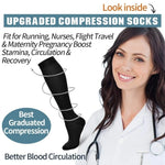 Evora Compression Socks – Anti-Fatigue Sports & Travel Socks for Men and Women