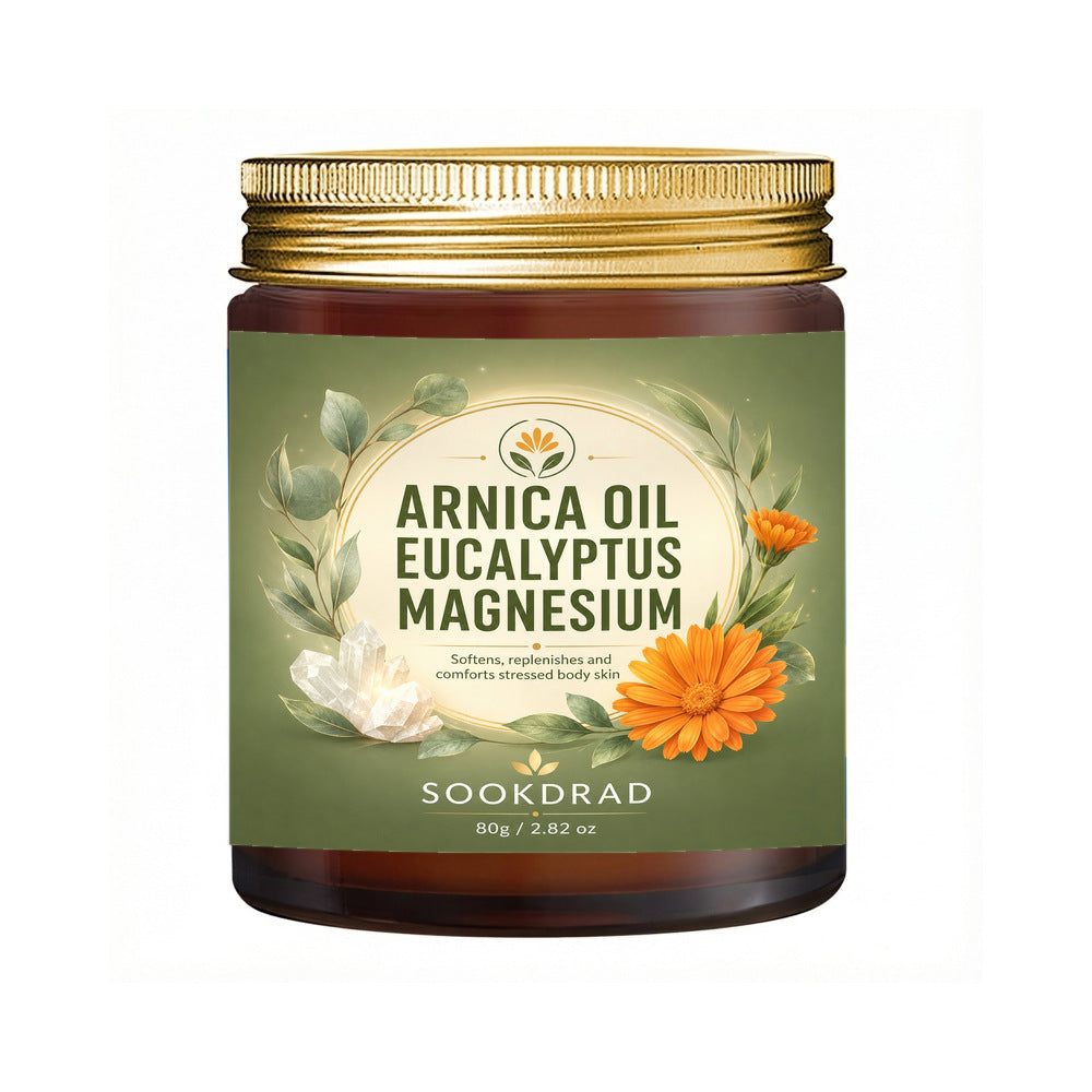 Evora Arnica, Eucalyptus & Magnesium Cream – Soothing Repair Cream for Dry Skin