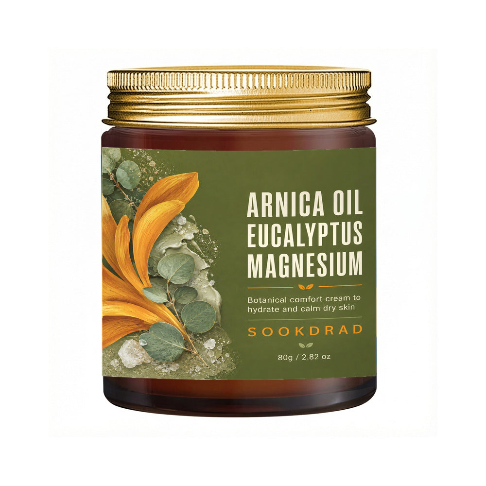 Evora Arnica, Eucalyptus & Magnesium Cream – Soothing Repair Cream for Dry Skin
