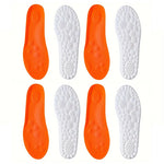 Evora Latex Sports Insoles – Cushioned Arch Support Insoles, Breathable & Odor-Control