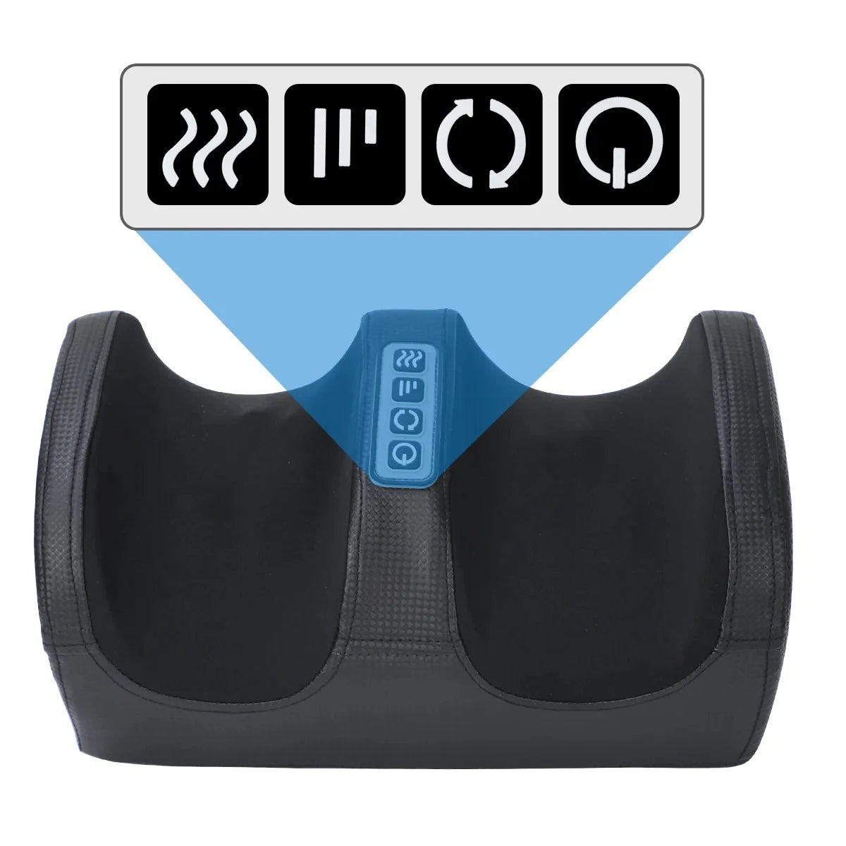 Evora Shiatsu Foot & Calf Massager – Heated Deep Kneading Massage Machine