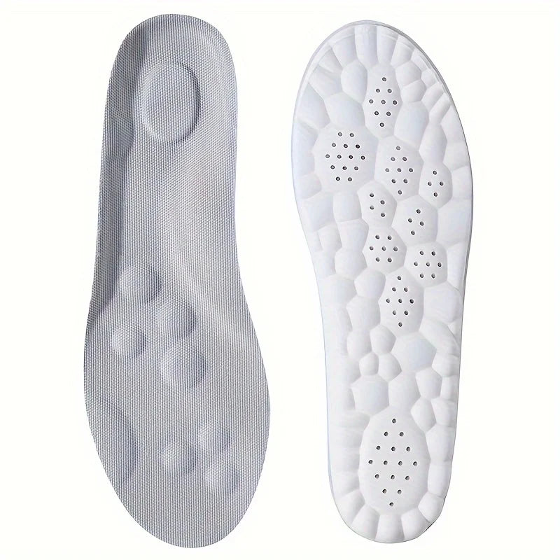 Evora Latex Sports Insoles – Cushioned Arch Support Insoles, Breathable & Odor-Control